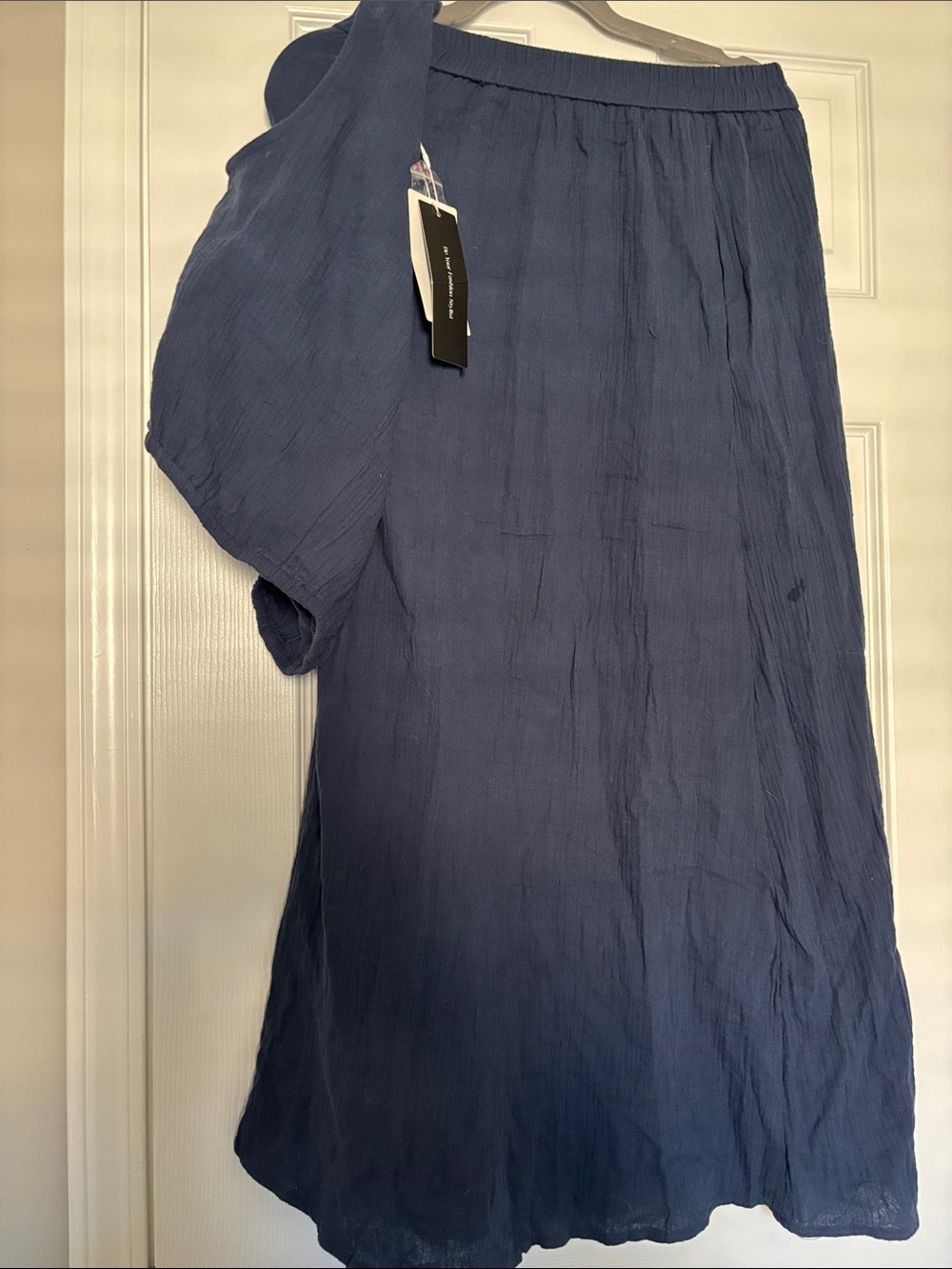 Sea Salt Navy Textured Sleeveless Tank Top + skirt
